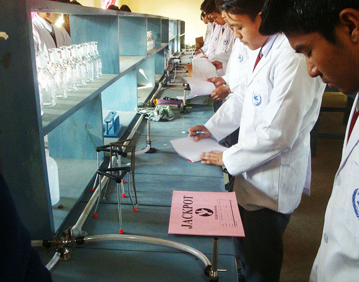 Our Student Performing Experiment